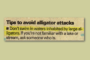 Funny newspaper clippings!