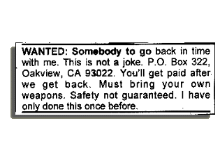 Funny newspaper clippings!