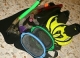 flippers male(black) 43-45 
equipment for snorkling-diving
flippers female 34-37
two masks(glass) 
three tubes
price for all RD$ 2.650
tel.829-919-7248