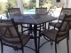 Brand New outdoor patio table with 6 chairs (bar stool height) Bamboo effect in brown metal. Bought from IFDC in Sosua, paid US$2,000 selling for US$1,500. 
call: 829-359-8503