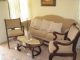 living room furniture. mahogany, excellent condition. sofa, two chairs, and coffee table. 809-610-7644