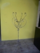 Candle holder, stainless steel for sale. 829 7295467 Espaol, 809 60104433 English
