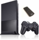 PlayStation 2 Slim in good condition + 2 Wired Dualshock Controllers + 9 Original Games + 3 demo-discs + 8Mb card + Original remote control for using PS2 as DVD player. Games: Sonic Heroes, Harry Potter and the Goblet of Fire, Prince of Persia, FIFA Football 2005, Star Wars Battlefront, Mortal Kombat: Deception, Need For Speed Underground 2, Need For Speed Carbon, Moto GP 08. 829-701-83-76