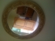 Nice circular elegant bevelled glass mirror paid 175 sell 90us 8295592056 wimbletone@gmail. Com also large beautiful 5inch wide guilded molding for really nice art piec to be framed steal it 60 us