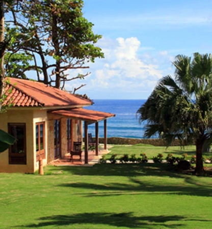 Luxury 10 bed oceanside villa vacation rental in Cabrera