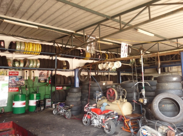Special workshop tire for change and full service vacation rental in Cabarete