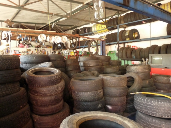 Special workshop tire for change and full service vacation rental in Cabarete